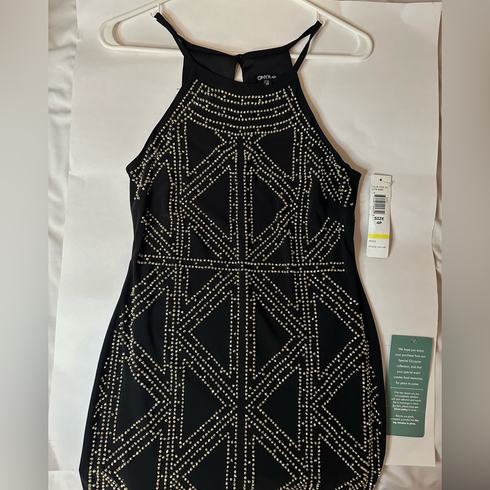 Onyx Nite dress women size 4p